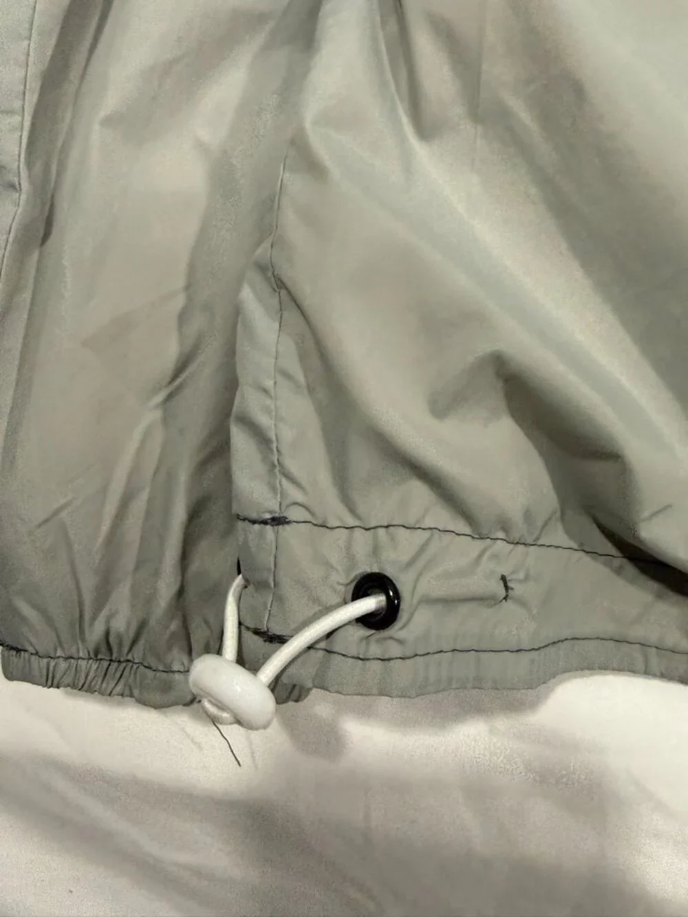 The North Face Men’s Fanorak Half-Zip Anorak Windbreaker Jacket Grey M Y2K..
